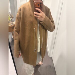 & Other Stories Camel Wool Coat